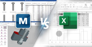 A direct comparison: MDESIGN vs. Excel. Mechanical engineering software for the technical calculation of components.