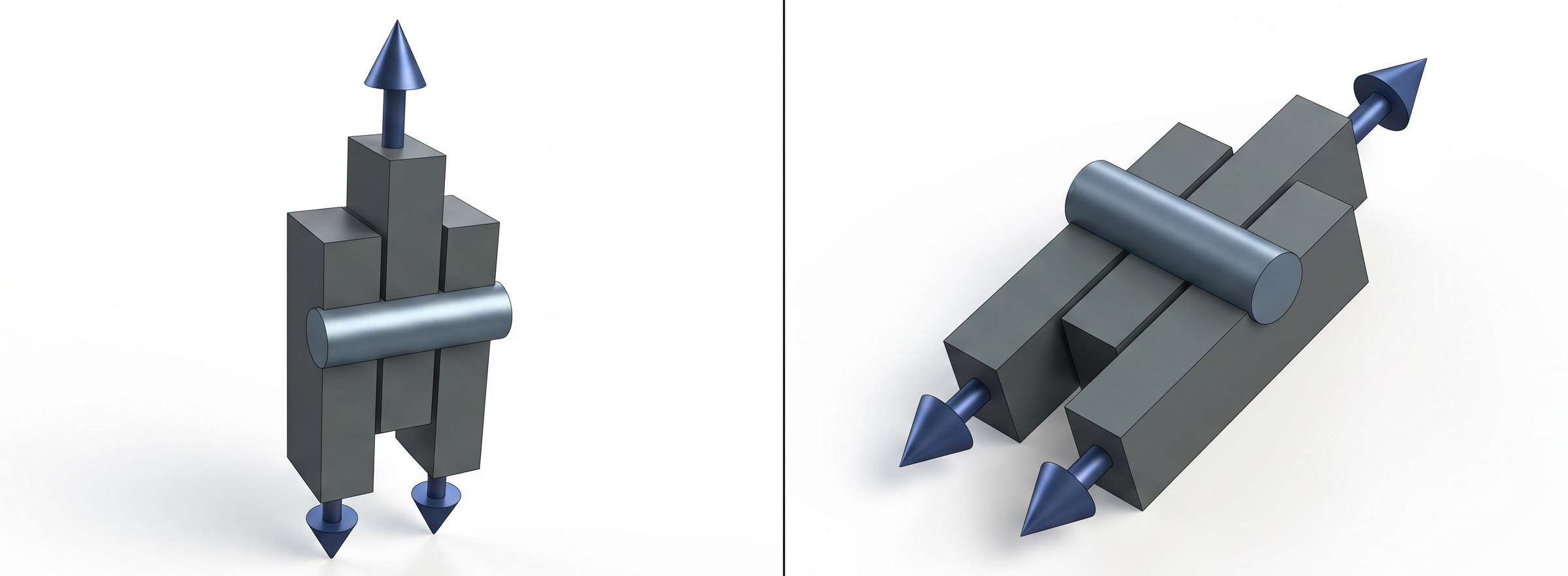 Various types of screws for screw design in MDESIGN