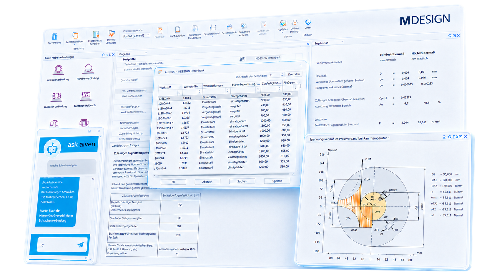 MDESIGN Software Interface